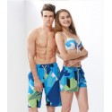 Men's Bermuda Print Comfortable Casual Beach Adjustable Short