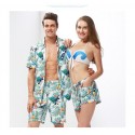 Bermuda Masculina Estampada Floral Ajustavel Casual Praia