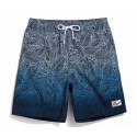 Bermuda Elastano Casual Moda Praia Degrade Masculino Floral