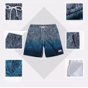 Bermuda Elastano Casual Moda Praia Degrade Masculino Floral