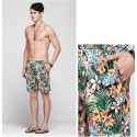 Bermuda Exclusiva Masculina Estampa Floral Moda Praia Verão Calitta