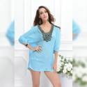 Blusa T Elegante Casual de Verão Estilo Senhoras de Trabalho