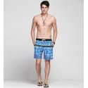 Short Masculino Tactel De Praia Casual Confortavel Curto Estampado