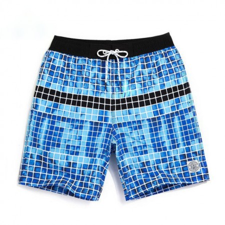 Short Masculino Tactel De Praia Casual Confortavel Curto Estampado