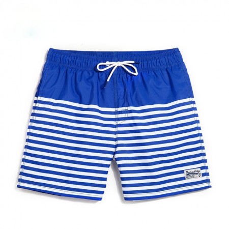 Short de Banho Masculino Listrado Moda Esporte de Verão Praia