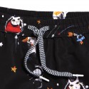 Men's Casual Bermuda Fun Galactic Cat Print