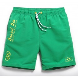 Men's Bermuda Comfortable Beach Casual Brazil Rio Olympics