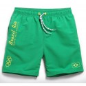 Bermuda Masculina Praia Confortavel Casual Brasil Rio Olimpiadas