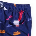 Bermuda Masculina Estampada Curta Praia Casual Confortavel Ajustavel