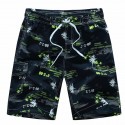 Short Printed Male Floral Comfortable Ajustave Beach