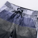 Short de Banho Estampado Masculino Praia Casual Listrado