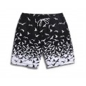 Bermuda Short Male Patterned Birds Animal Comfort Beach