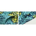 Men's Short Bermuda Patterned Pineapple Casual Summer Beach Adjustable