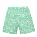 Short de Banho Masculino Casual Moda Praia Verão Estampado Ardeidae