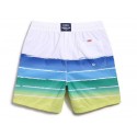 Bermuda De praia Masculino Estampado Verão Praia Casual Confortavel