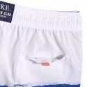 Bermuda De praia Masculino Estampado Verão Praia Casual Confortavel