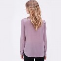 Social Shirt Fashion Women Working Lilas Long Sleeve Formal