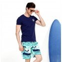 Men's Comfortably Fit Short Summer Beach Adjustable