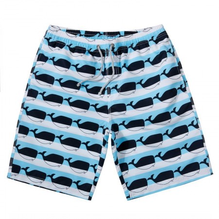 Men's Comfortably Fit Short Summer Beach Adjustable