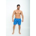 Men's Casual Short Bermuda Basic Cannabis Print