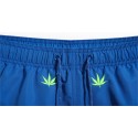 Men's Casual Short Bermuda Basic Cannabis Print