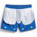 Men's Casual Short Bermuda Basic Cannabis Print