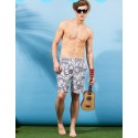 Men's Casual Short Print Pencil Drawings Casual Brand