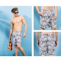 Men's Casual Short Print Pencil Drawings Casual Brand