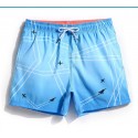 Short geometrico Masculino Confortavel Praia Verão Casual