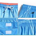 Short geometrico Masculino Confortavel Praia Verão Casual