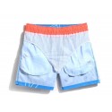 Short geometrico Masculino Confortavel Praia Verão Casual