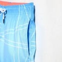 Short geometrico Masculino Confortavel Praia Verão Casual