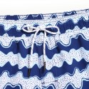 Short Estampado Geometrico Masculino Ajustavel Casual Praia Verão