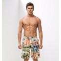 Bermuda Estampada Confortavel Masculina Confortavel Ajustavel Casual