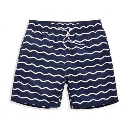 Short Curto Listrado Masculino Casual Praia verão Confortavel