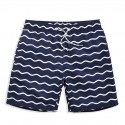 Short Curto Listrado Masculino Casual Praia verão Confortavel