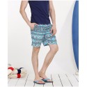 Bermuda Solta Masculina Confortavel Casual Geometrica