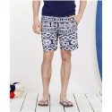 Bermuda Solta Masculina Confortavel Casual Geometrica