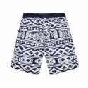 Bermuda Solta Masculina Confortavel Casual Geometrica