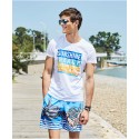 Bermuda Curta Masculina Estampada Animal Praia Verão casual