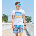 Bermuda Curta Masculina Estampada Animal Praia Verão casual