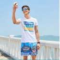 Bermuda Curta Masculina Estampada Animal Praia Verão casual