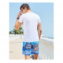 Bermuda Curta Masculina Estampada Animal Praia Verão casual