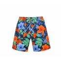 Bermuda Estampado Floral Masculino Confortavel Casual Praia Verão