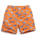 Men's Short Print Comfort Fit Casual Summer Beach