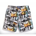 Bermuda Masculina Estampada Casual Praia Verão Confortavel