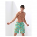 Short Masculino Casual Praia Verão Estampado Animal Confortavel