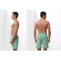 Short Masculino Casual Praia Verão Estampado Animal Confortavel