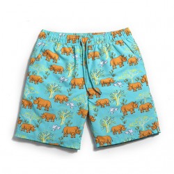 Casual Beach Short Summer Beach Comfortably Animal Print