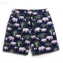 Short Masculino Casual Praia Verão Estampado Animal Confortavel